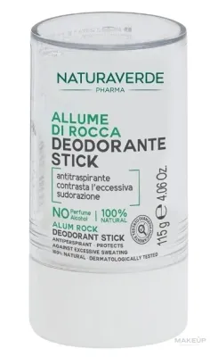 Дезодорант-стик Naturaverde Pharma Alum Rock Deodorant Stick с квасцами, для мужчин и женщин, 115 г
