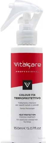Vitalcare Professional Vitalcare Professional Colour Fix Termoprotettivo - Термозащитный спрей Vitalcare Colour Fix для окрашенных волос, с аргинином и протеинами, 150 мл