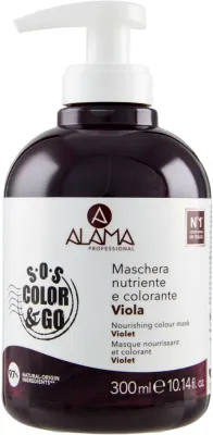 Тонирующая маска для окрашенных волос Alama Professional Color, масло ши, масло таману, тонирующие пигменты, 300 мл