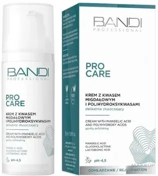 Bandi Professional Bandi Professional Pro Care Face Cream - Крем для лица Bandi Pro Care с миндальной кислотой обновляющий 50 мл