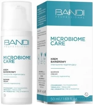 Bandi Professional Bandi Professional Microbiome Care Barrier Cream - Крем для лица Bandi Microbiome Care восстанавливающий с бакучиолом 50 мл