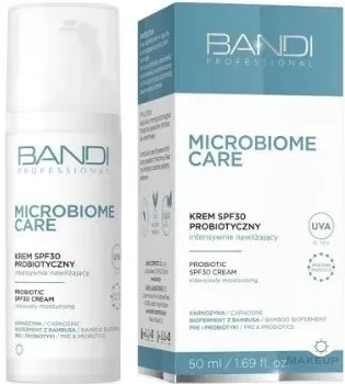 Bandi Professional Bandi Professional Microbiome Care Probiotic Cream Spf30 - Крем для лица Bandi Microbiome Care с пробиотиками SPF 30 50 мл