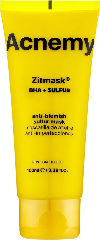 Серная маска для лица против высыпаний Acnemy Zitmask Anti-Blemish Sulfur Mask, 100 мл