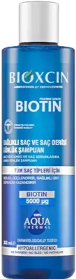 Шампунь Bioxcin Biotin Aqua Thermal с биотином, термальной водой и цинком, против выпадения волос, 300 мл, Турция