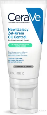 Крем-гель для лица CeraVe Oil Control матирующий с церамидами 52 мл