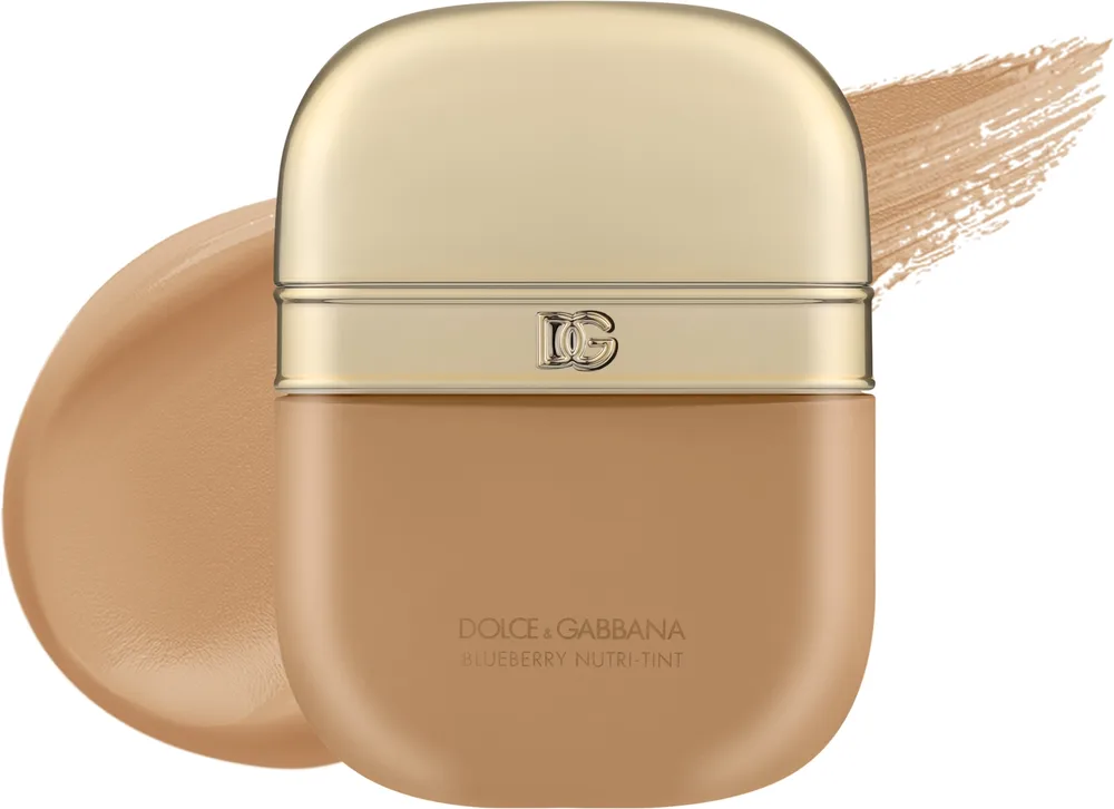 Тонирующий флюид Dolce & Gabbana Blueberry Nutri Tint сияющий увлажняющий, 30 мл, оттенок 10N - Light Medium