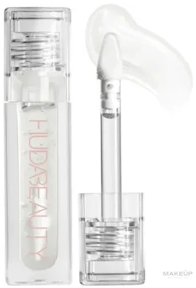 Блеск для губ Huda Beauty Faux Filler Extra Shine, оттенок Clear