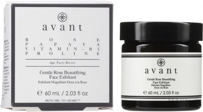 Avant Skincare Gentle Rose деликатный розовый пилинг для лица с розой и папаином 60 мл
