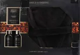 Набор Baylis & Harding Black Pepper & Ginseng гель для душа 100 мл гель для умывания 100 мл соль для ванны 75 г и халат — фото 3