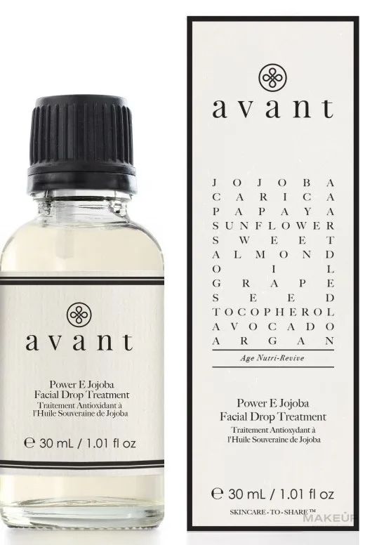 Капли для лица Avant Power E Jojoba с маслом жожоба 30 мл