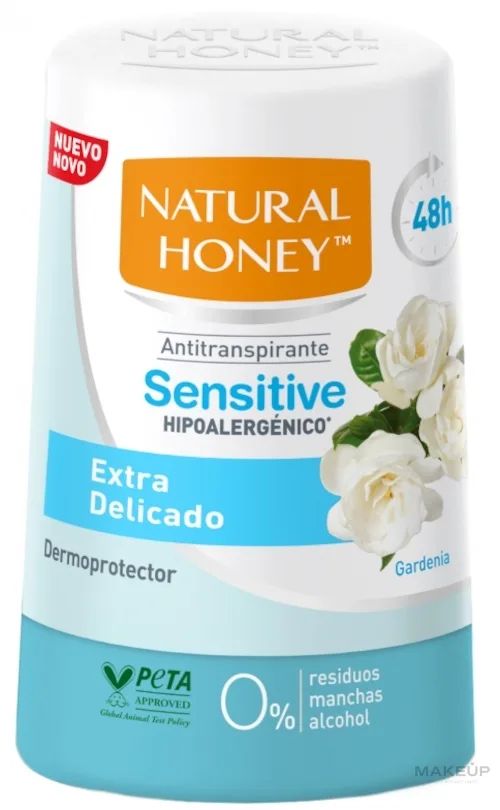 Дезодорант-ролик Natural Honey Sensitive Gardenia 48H для женщин