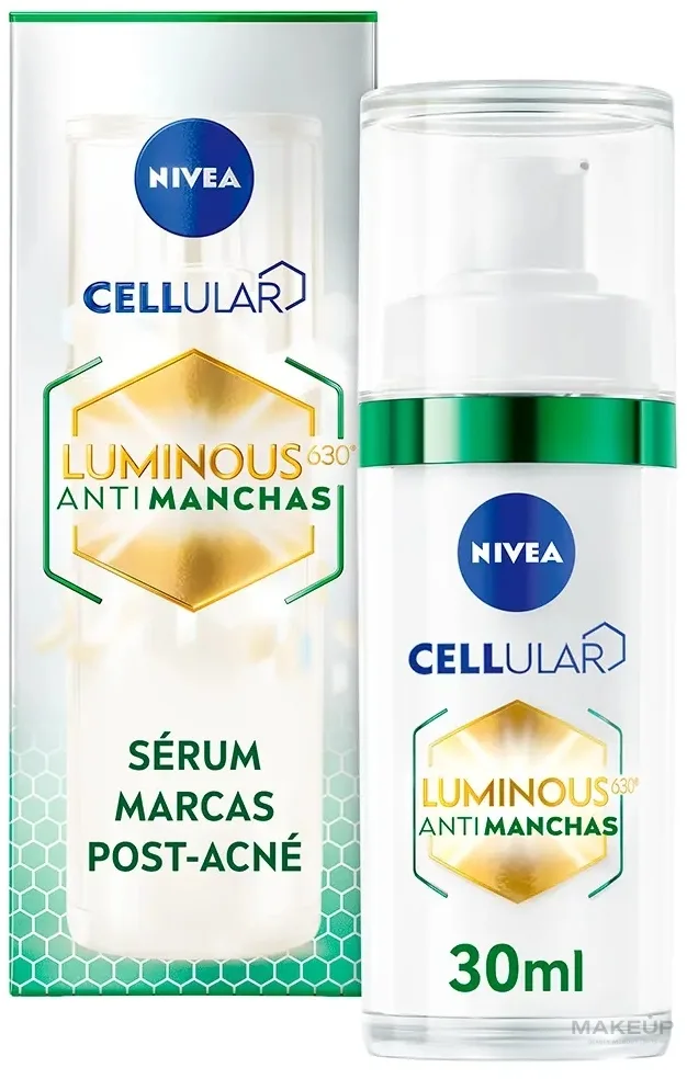 Сыворотка для лица NIVEA Cellular Luminous 630 против постакне-пятен 30 мл