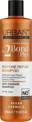 Шампунь Urban Care Bond Plex No.2 Restore Repair, укрепляющий, с агавой, ксилитолом и водорослями, 350 мл, Турция