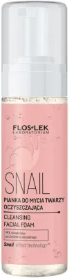 Пенка для умывания Floslek Snail Cleansing Facial Foam очищающая, для снятия макияжа, 160 мл
