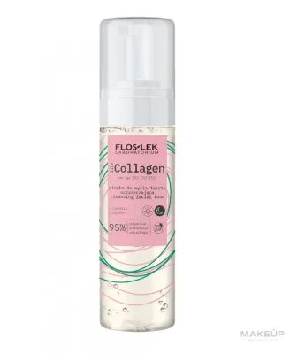 Пенка для умывания Floslek FitoCollagen Cleansing Facial Foam очищающая, для снятия макияжа, 160 мл