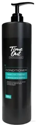 Восстанавливающий укрепляющий кондиционер для волос с кератином Time Out Professional Keratin Conditioner 1000 г