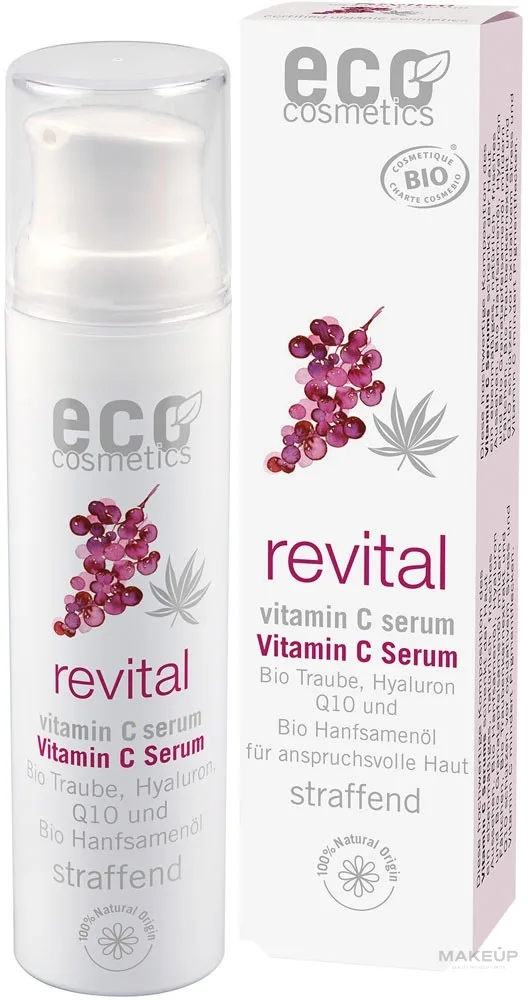Сыворотка для лица Eco Cosmetics Revital Vitamin C ревитализирующая 30 мл