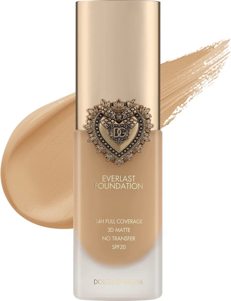 Тональный флюид Dolce & Gabbana Everlast Foundation кроющий матирующий SPF 20, 27 мл, оттенок 09C