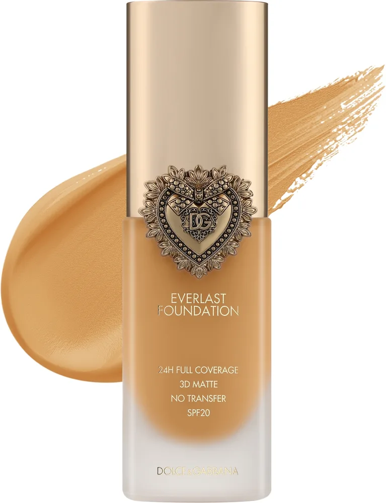Тональный флюид Dolce & Gabbana Everlast Foundation кроющий матирующий SPF 20, 27 мл, оттенок 22N