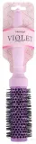 Круглая термощётка для волос Donegal Pastel Violet 34 мм керамика — фото 2