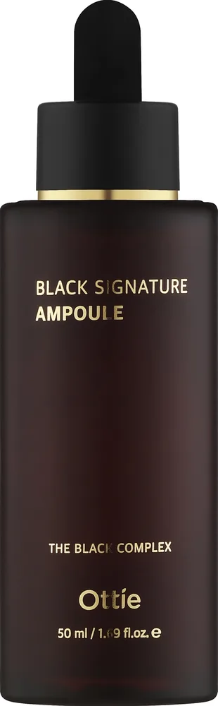 Сыворотка для лица Ottie Black Signature Ampoule с муцином чёрной улитки 50 мл