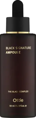 Сыворотка для лица Ottie Black Signature Ampoule с муцином чёрной улитки 50 мл