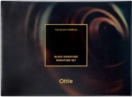 Набор для лица Ottie Black Signature ампула пенка тоник и эмульсия с глицерином 15+3x30 мл