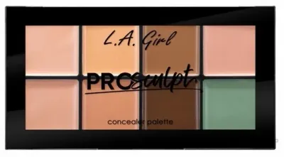 Палетка корректоров L.A. Girl PRO Sculpt Concealer Palette кремовая, 8 оттенков, 12 г