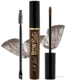 Набор для бровей L.A. Girl Brow Bestie Long Wearing Gel Kit гель и двусторонняя кисть, 2,5 мл, оттенок Dark Brown — фото 1