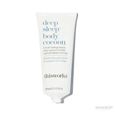 Успокаивающий бальзам для тела This Works Deep Sleep Body Cocoon с маслами ши и камелии, 100 мл