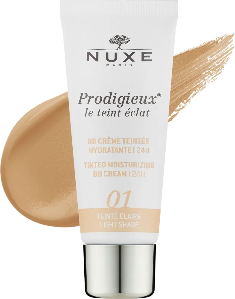 Увлажняющий BB-крем Nuxe Prodigieux Tinted Moisturizing 24H, оттенок 01 - Light Shade