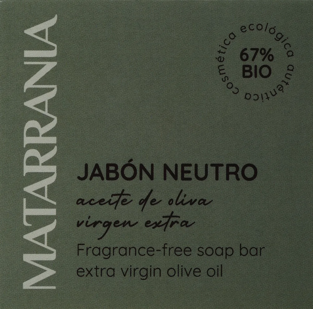 Мыло Matarrania Organic Mousse Neutro оливковое без отдушек, 120 г