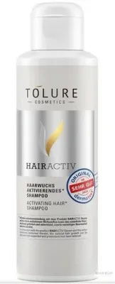 Tolure Cosmetics Tolure Hairactiv Activating Hair Shampoo - Шампунь Tolure HairActiv активирующий, с аминокислотами, PCA и D-пантенолом, для использования с сывороткой роста, 200 мл, Австрия