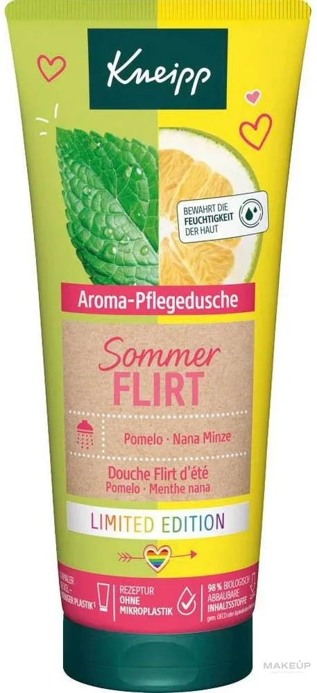 Гель для душа Kneipp Letnij Flirt с помело и мятой, лимитированная серия, 200 мл
