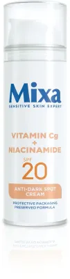 Крем для лица Mixa Sensitive Skin Expert с витамином C и ниацинамидом SPF 20 50 мл