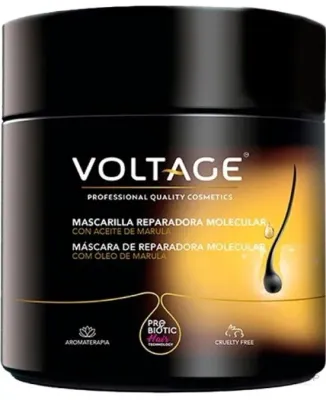 Маска для волос Voltage Prebiotic Hair Technology Marula Oil Molecular Repair Mask восстанавливающая, для ломких волос, 500 мл