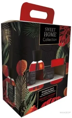 Набор Sweet Home Collection Currant Black and Pomegranate аромадиффузор 100 мл и ароматическая свеча 110 г