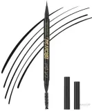 Маркер для бровей L.A. Girl Brow Ink Micro Brush Detailer Pen с микрокистью, со щёточкой, 0,45 мл, оттенок GBP347 - Soft Black — фото 1