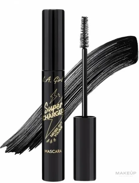 Тушь для ресниц L.A. Girl Super Charged Mascara для объёма и подъёма, стойкая, 12 мл