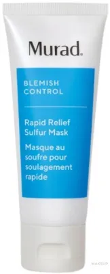 Очищающая маска для лица с серой Murad Blemish Control Rapid Relief Sulfur Mask, 74 мл, США