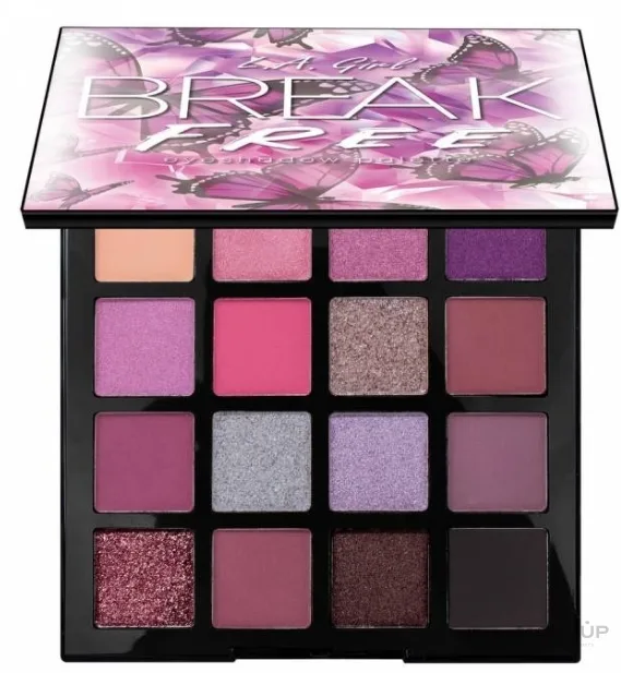 Палетка теней для век L.A. Girl Break Free Eyeshadow Palette 16 оттенков, матовые и мерцающие, 35 г, оттенок G42877 - This Is Me