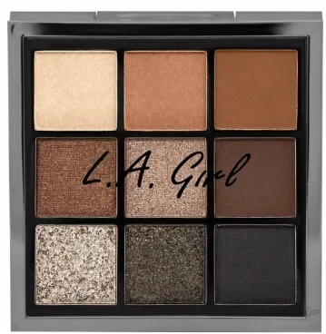 Палетка теней для век L.A. Girl Keep It Playful Eyeshadow Palette мини-формат, матовые и мерцающие, 14 г, оттенок GES433 - Downplay