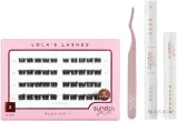 Набор накладных ресниц Lola's Lashes Russian DIY клей-фиксатор ремувер ресницы и аппликатор — фото 1
