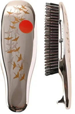 Щётка для волос и массажа кожи головы S-Heart-S Scalp Brush Makie серебристый
