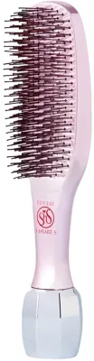 Щётка для волос S-Heart-S Scalp Brush Bijulie массажная, с роликом для массажа лица, 1 шт