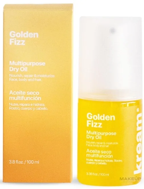 Многофункциональное сухое масло для лица, тела и волос Kream Golden Fizz