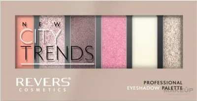 Палетка теней Revers New City Trends Professional Eyeshadow Palette 6 оттенков