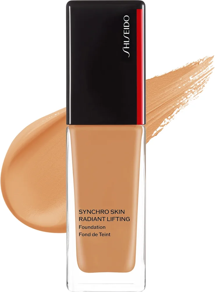 Тональный флюид Shiseido Synchro Skin Radiant Lifting Foundation сияющий с эффектом лифтинга SPF 30, 30 мл, оттенок Sunstone
