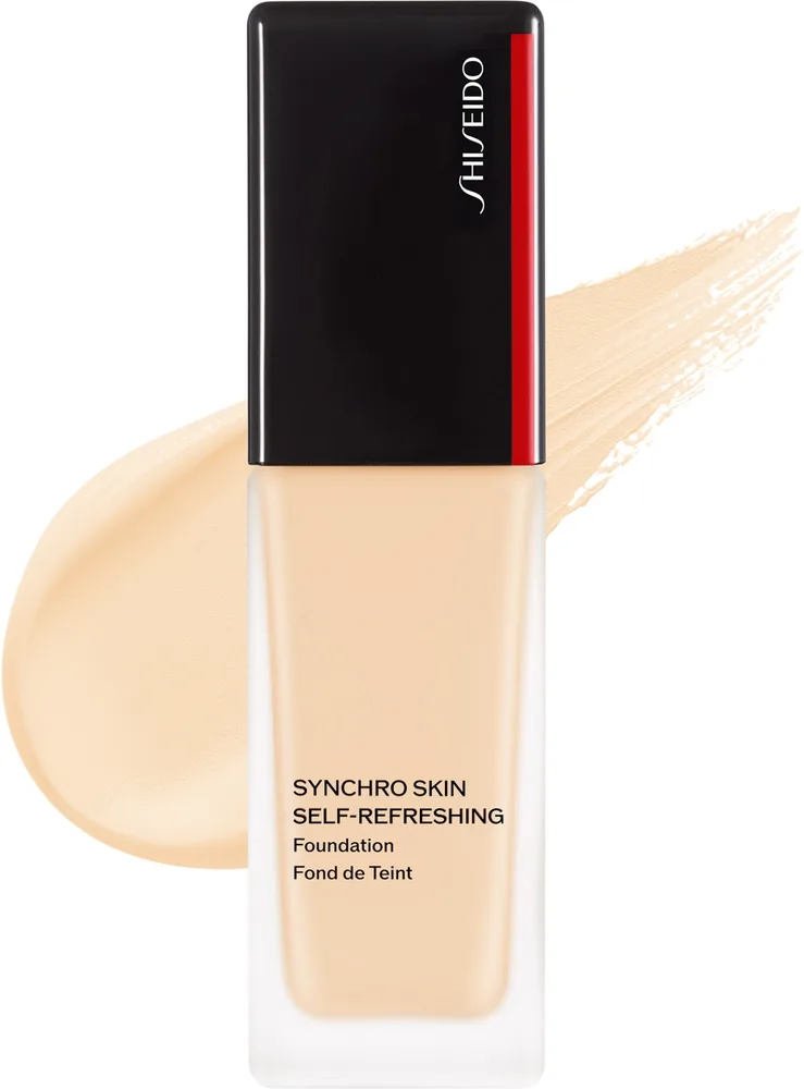 Тональный флюид Shiseido Synchro Skin Self-Refreshing Foundation увлажняющий сияющий SPF 30, 30 мл, оттенок Alabaster