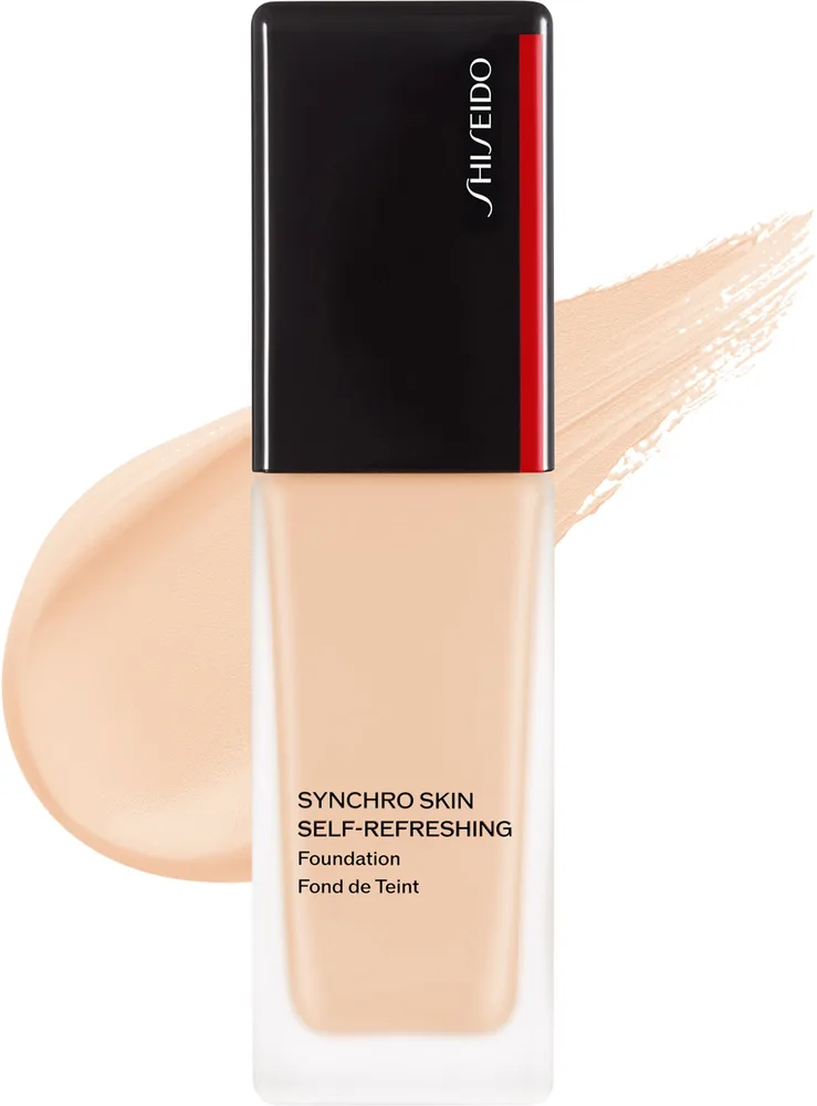 Тональный флюид Shiseido Synchro Skin Self-Refreshing Foundation увлажняющий сияющий SPF 30, 30 мл, оттенок Ivory